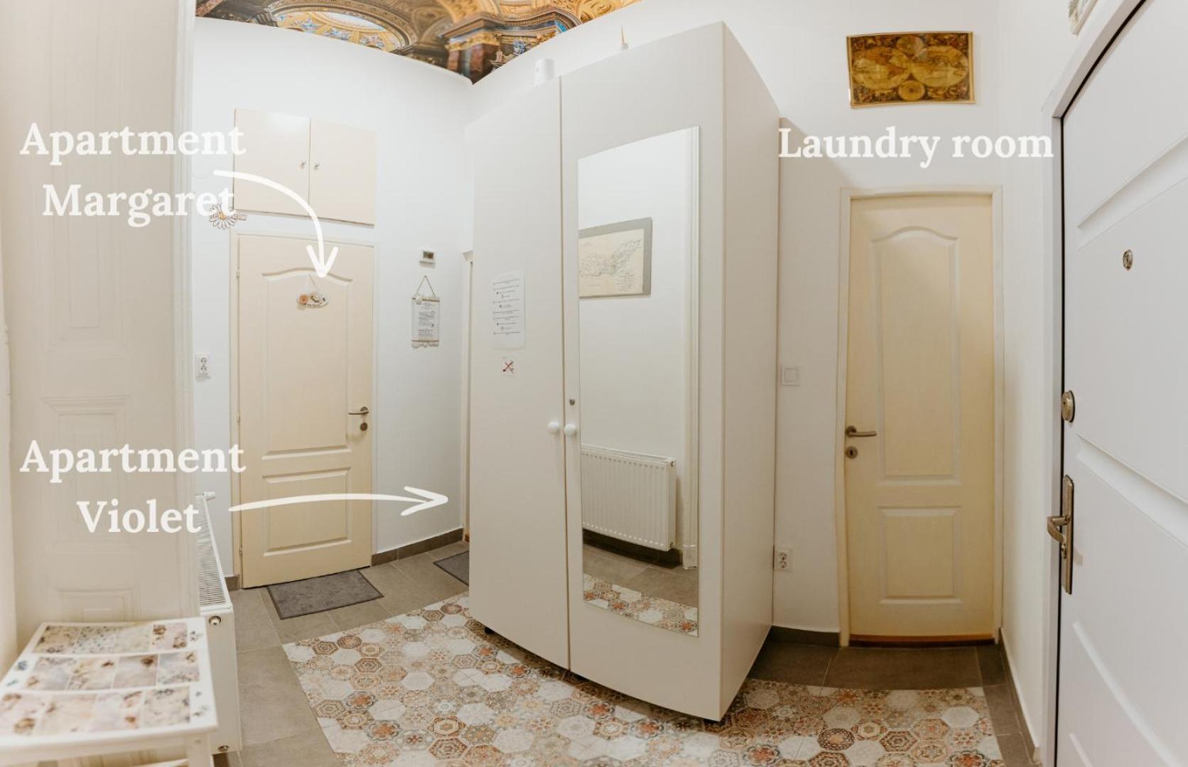 Margaret & Violet Apartments - Peaceful Stay Downtown Budapest Exteriör bild